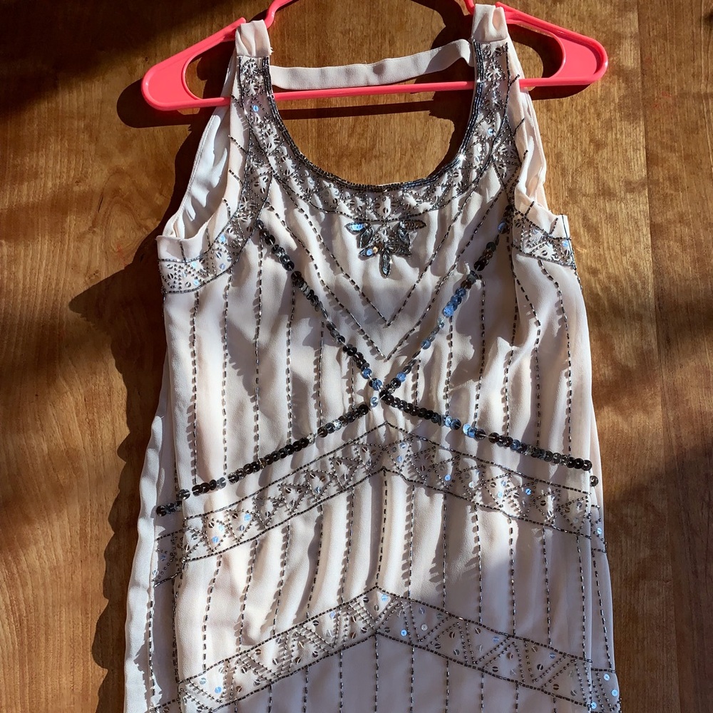Pink Sequin mini dress